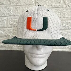 Miami‎ Hurricanes Towcaps One Size Hat Cap NCAA Collegiate White Green